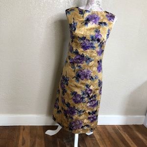 Vintage gold wiggle dress
